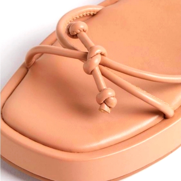 Tie Ankle Strap Flatform Sandal - Picture 8 of 8